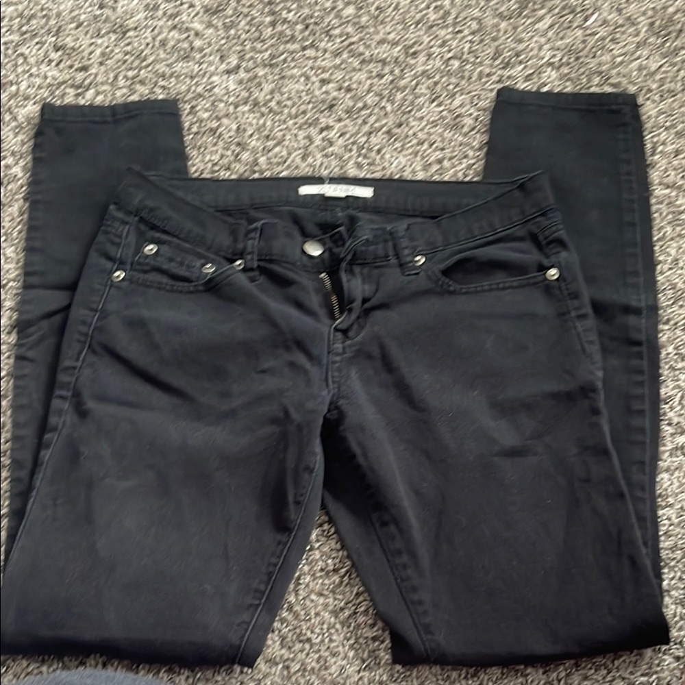 2.1 Denim Women's Skinny Jeans - Midnight Black